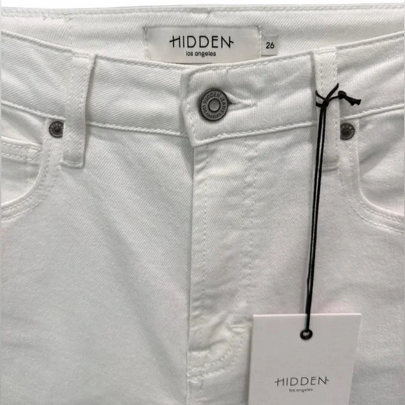 HIDDEN High-Rise Straight Denim Jeans - Picture 3 of 6